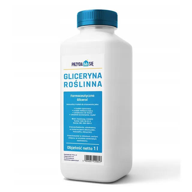 Rastlinski glicerin 99,5 % – 1 L - Glicerol za mila, kozmetiko in domača čistila